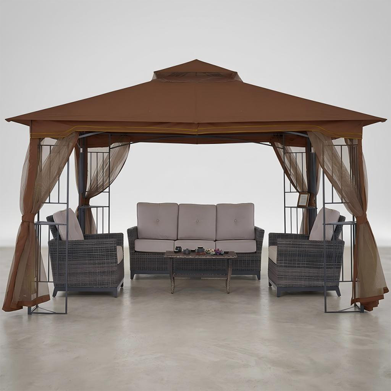 Hochwertige Morden BBQ Party Polycarbonat Dach Luxus Aluminium PC Top Garten Outdoor Pavillons